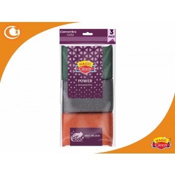 Power Scourer Pads Pack of 3 - Magic Cleen