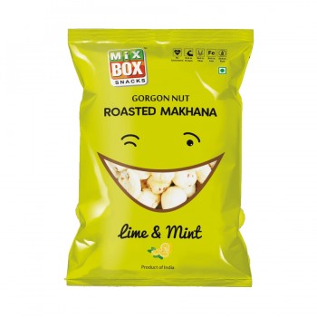 Mixbox Roasted Makhana – Lime & Mint (Small)