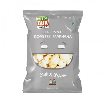 Mixbox Roasted Makhana – Salt & Pepper ( Small)