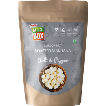 Mixbox Roasted Makhana – Salt & Pepper (Big)