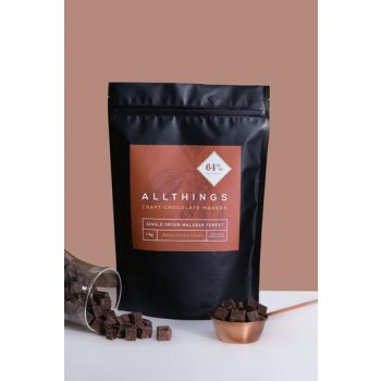 SINGLE ORIGIN MALABAR DARK CHEF'S CHOCOLATE - 64%