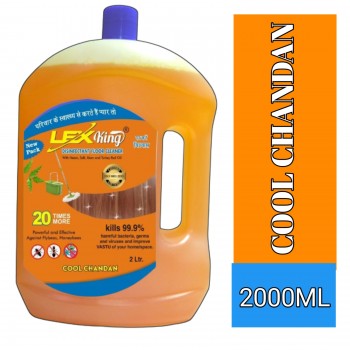 Lexking disinfectant Floor Cleaner COOL CHANDAN 2 Ltr