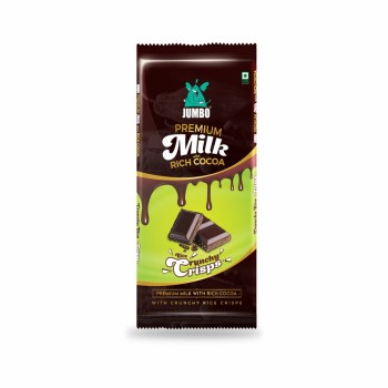 JUMBO PREMIUM RICH MILK CHOCOLATE CRUNCHY CRISP - 38G